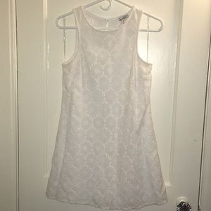 White midi dress. size S